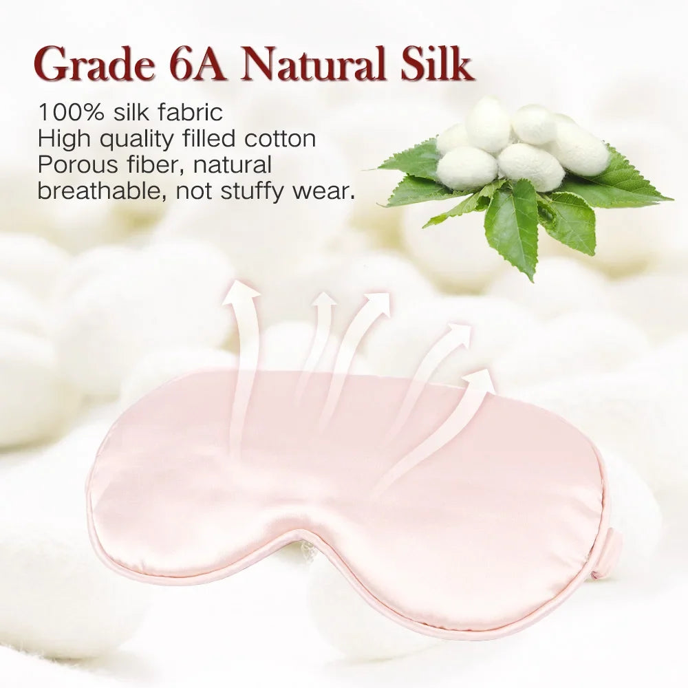 Imitated Silk Sleep Eye Mask | Soft Light Blocking Travel Eyeshade
