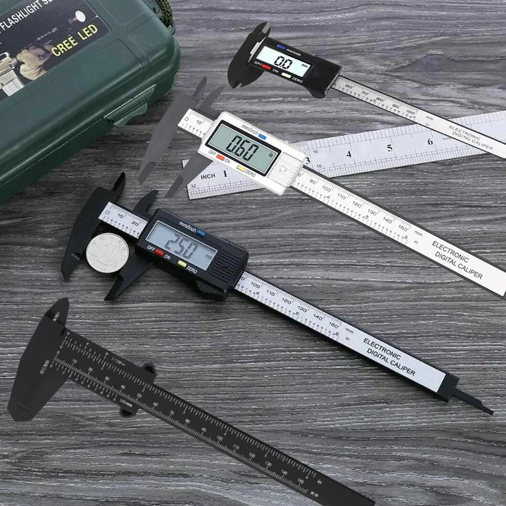 Mini Plastic Vernier Caliper | 0 to 150mm Student Measuring Tool 1 Pack
