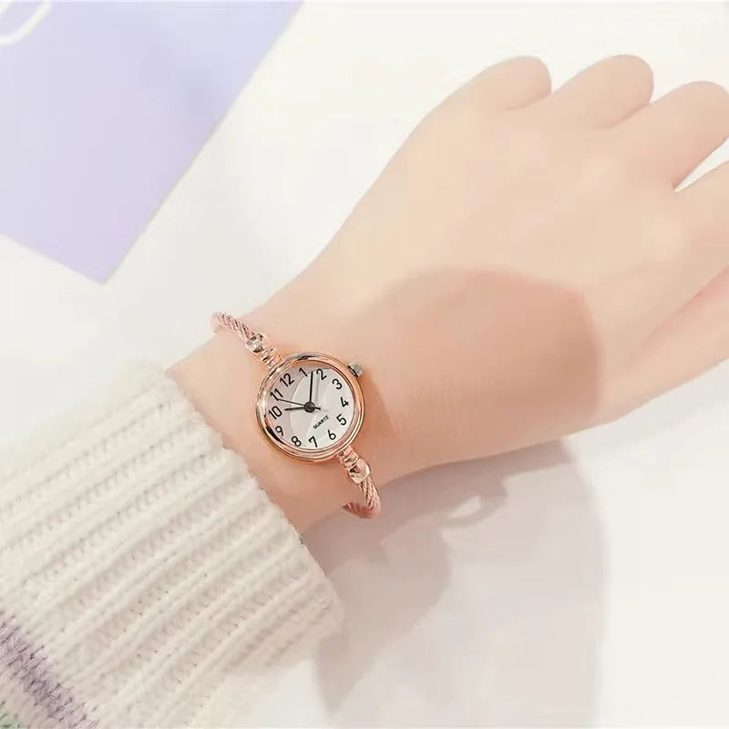 Gold Bangle Bracelet Watch