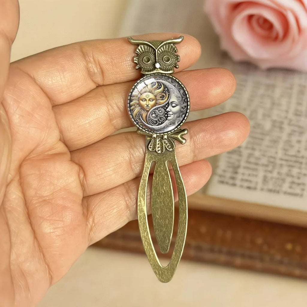 Sun Moon Celestial Pattern Book Markers Page Clips Reading