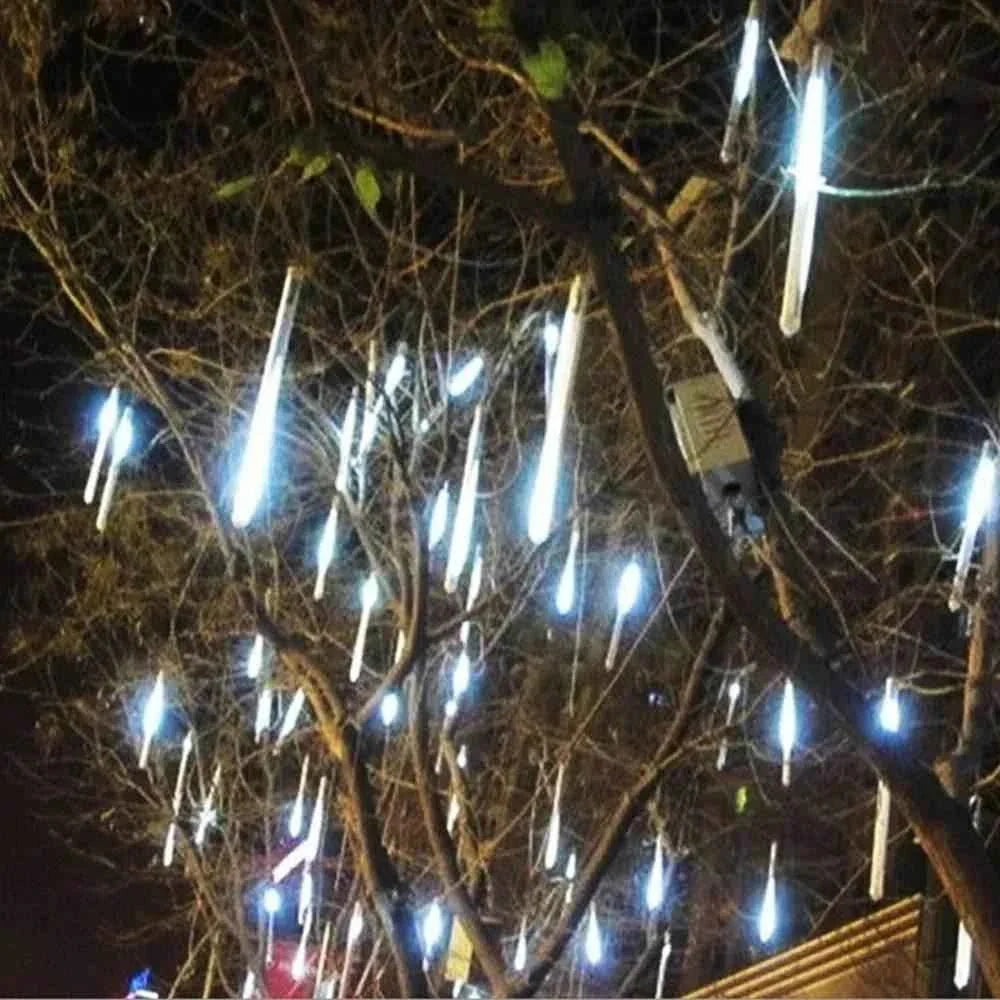 Led Hanging String Lights Meteor Shower