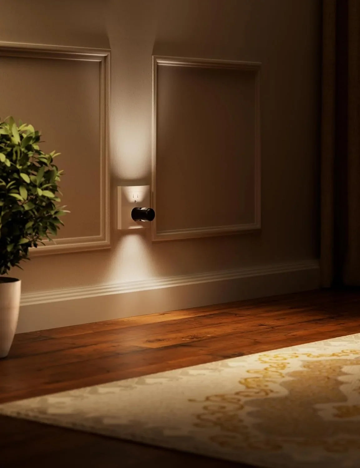 Mini LED Night Light with Twilight Sensor | Plug-In Wall Socket Lamp for Kids Room