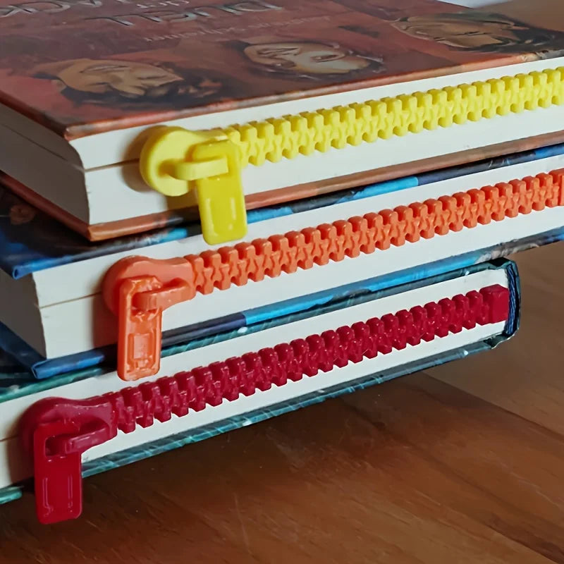 3D Printed Zipper Bookmark for Books E-Readers Diaries