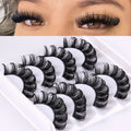 3D Russian Fluffy Faux Mink Lashes Reusable Strip Lash Starter Kit