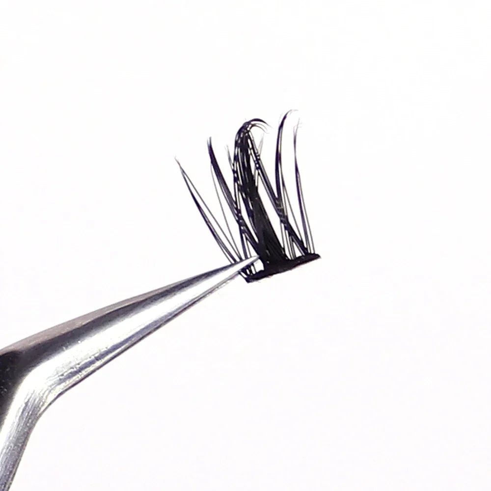 Wheat-Ear Shape Fake Eyelashes Fine Stem Eyelash Extension Thick Segmented Clusters Comic Eyelashes