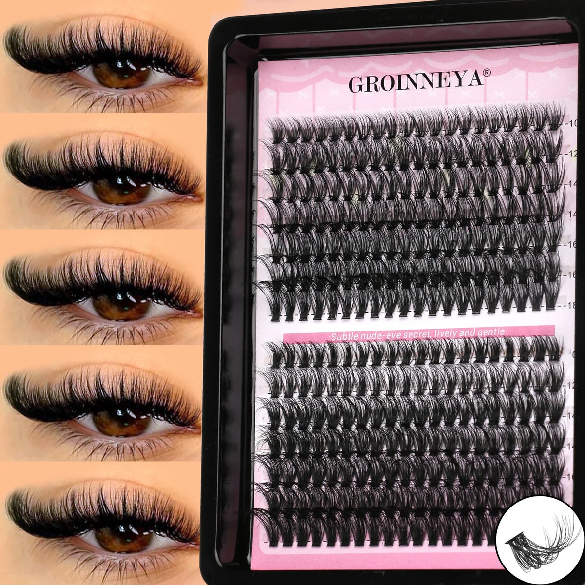 Wispy Eyelash Clusters Eyelash