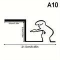 Minimalist La Linea Switch Sticker | Cartoon Power Switch Decal for Home Decor