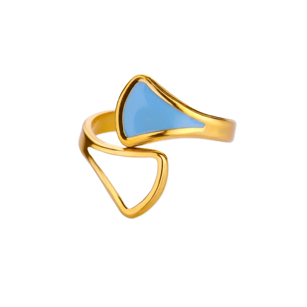 Vintage Green Stone Flower Zircon Ring