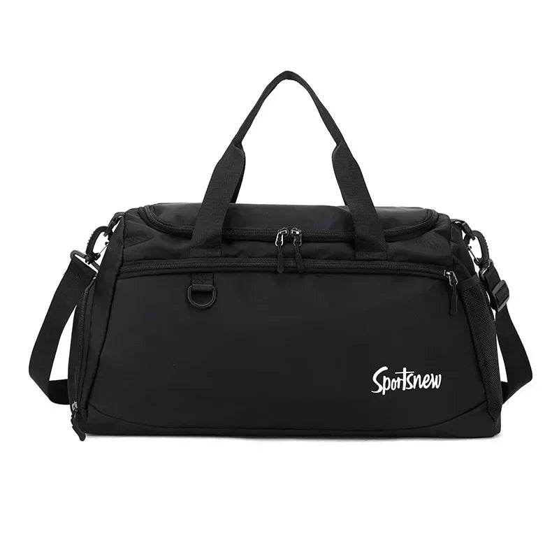 Gym Bag with Wet/Dry Separation - Travel Ready
