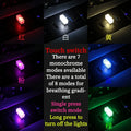 Car USB LED Atmosphere Light | Music Sync Sound Control Car