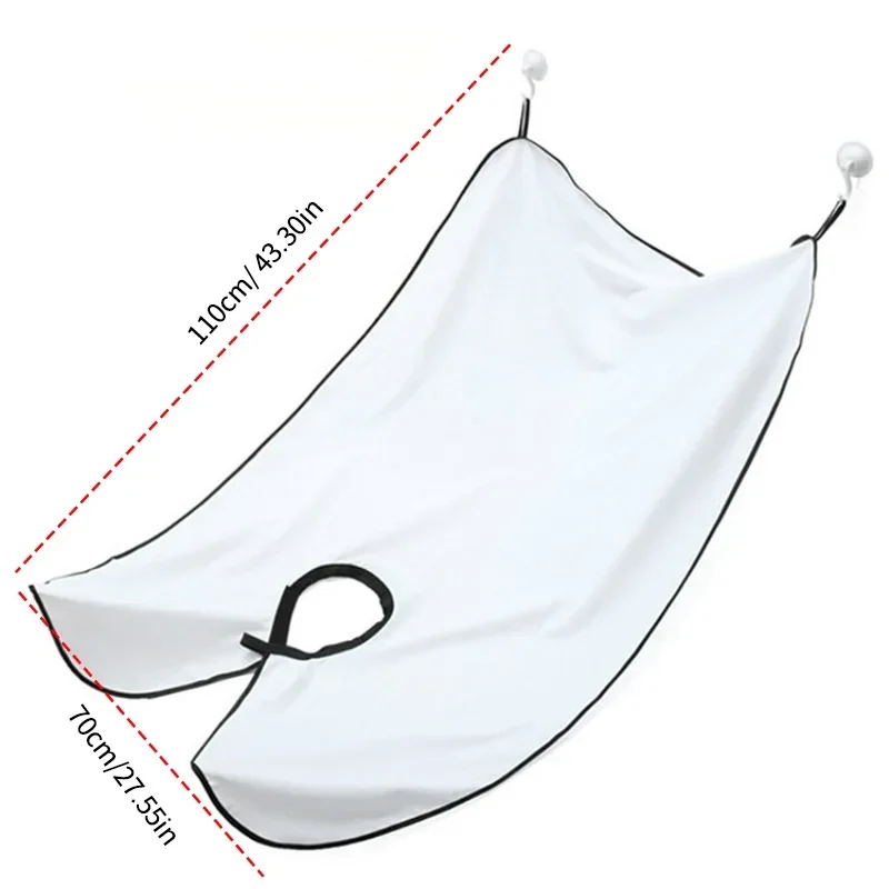 Male Shaving Apron Beard Catcher Cape Shave Cleaning Hairdresser
