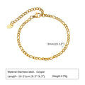18K Gold Twist Paperclip Bracelet