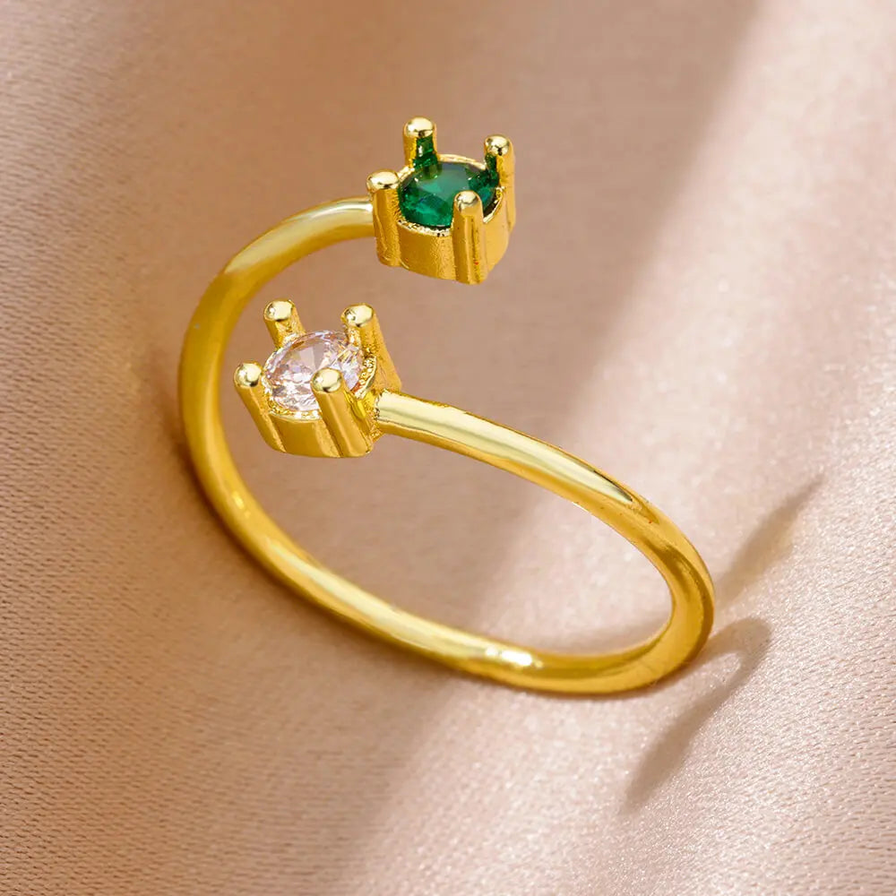 Zircon Stone Ring
