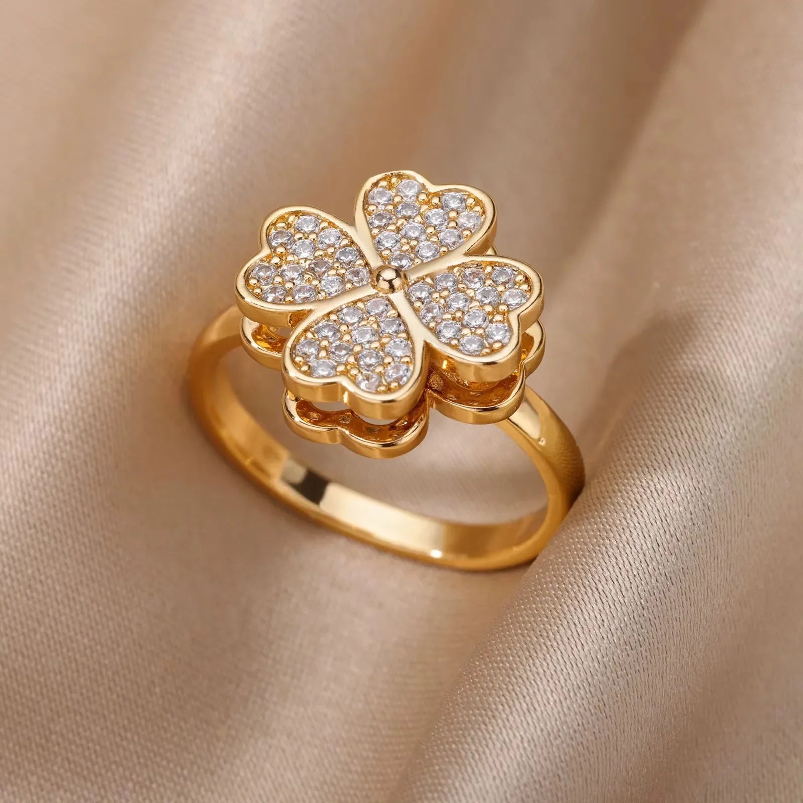 Zircon Tiny Heart Ring