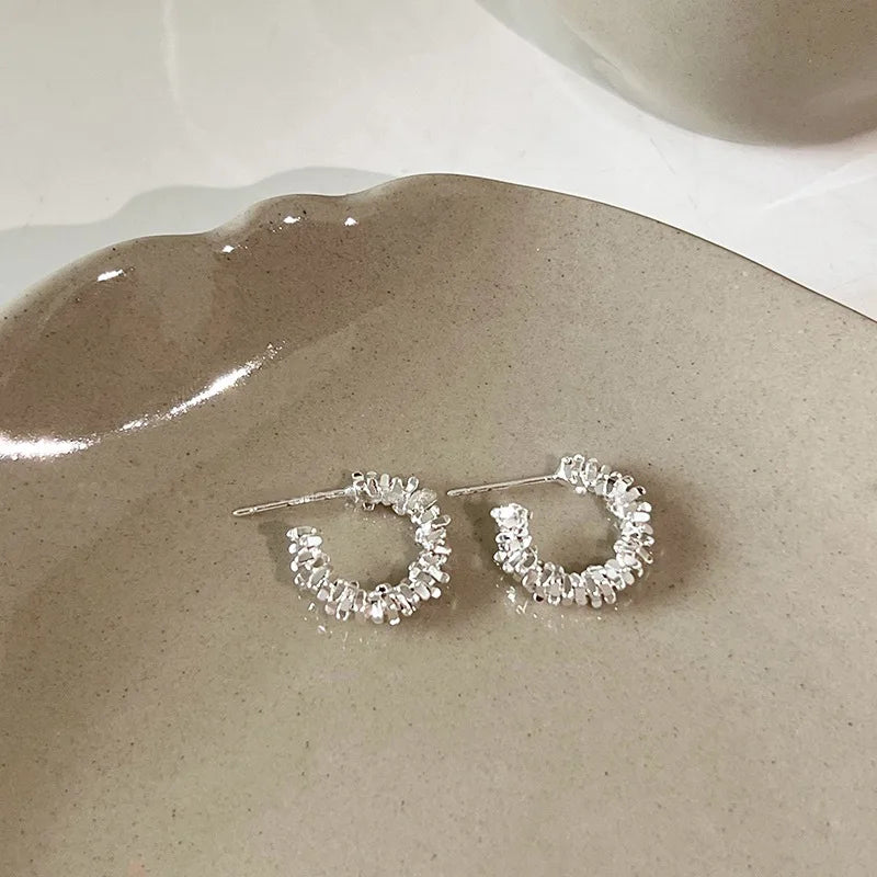 Elegent Minimalist Zircon Stud Earrings for Teens