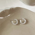 Elegent Minimalist Zircon Stud Earrings for Teens