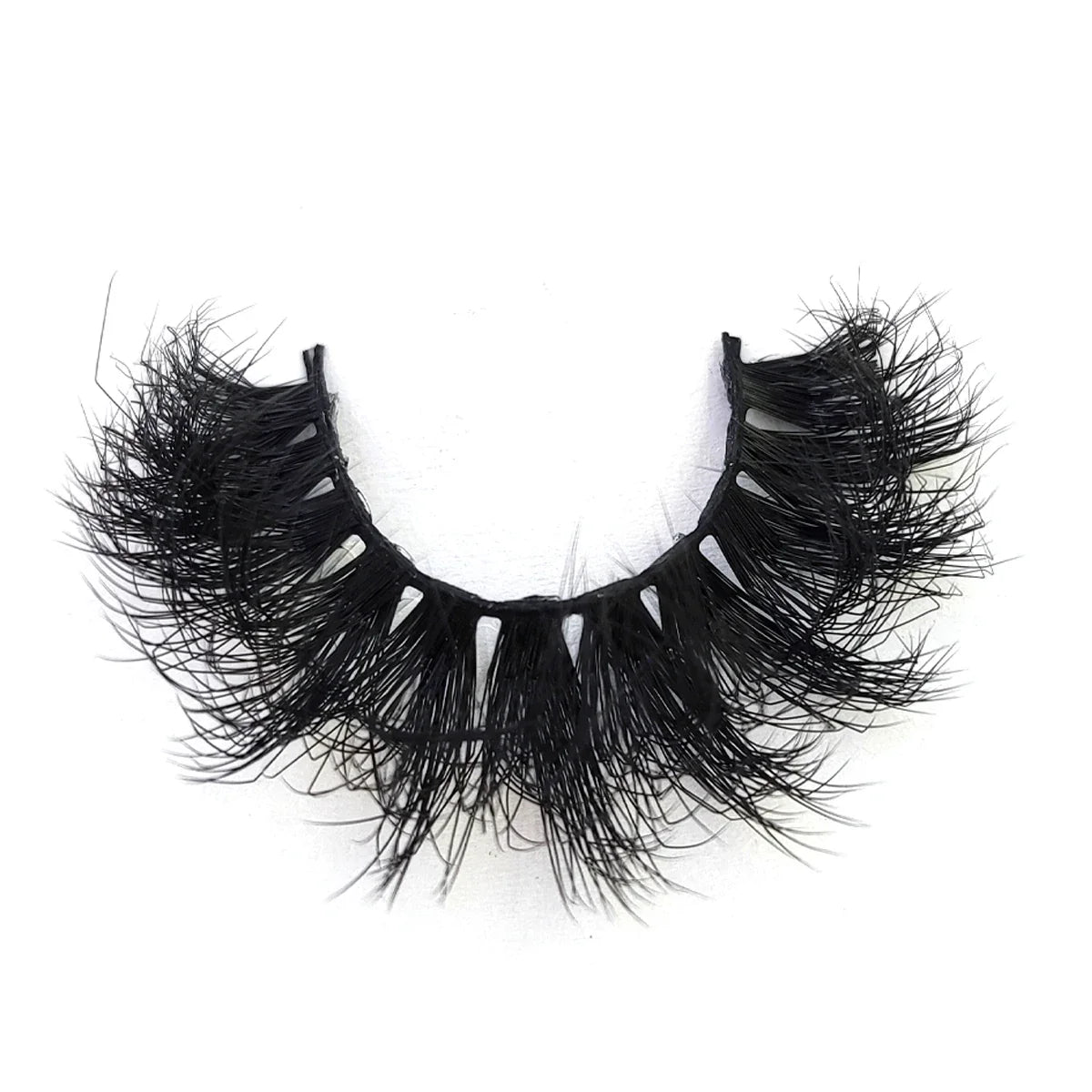 5-8 Pairs Natural Russian Striped Mink Lashes | 3D Volume Wavy False Eyelash Extensions