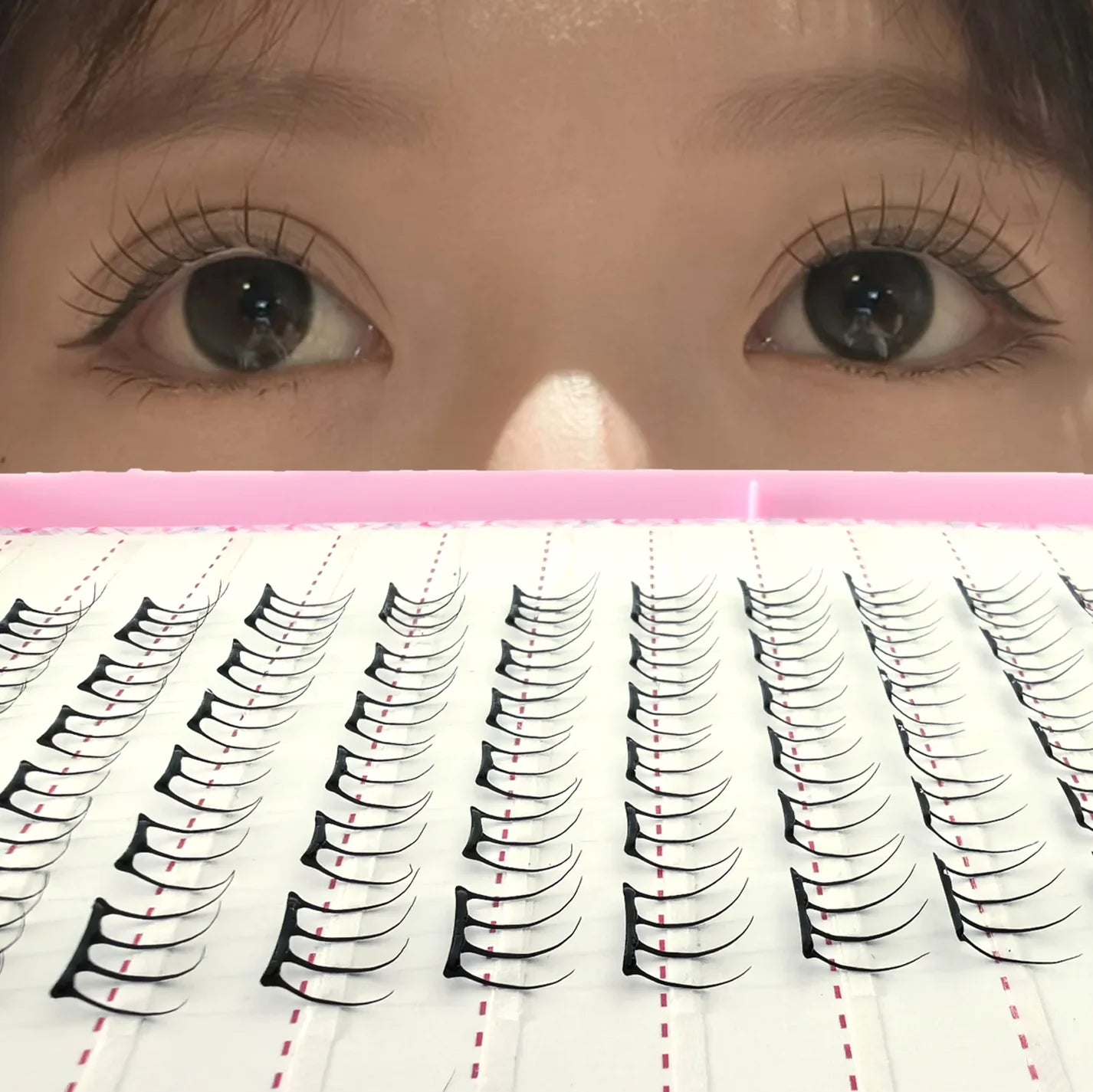 Self Adhesive False Eyelashes No Glue Needed | K-pop 2.0 Style Natural Long Cluster Lashes