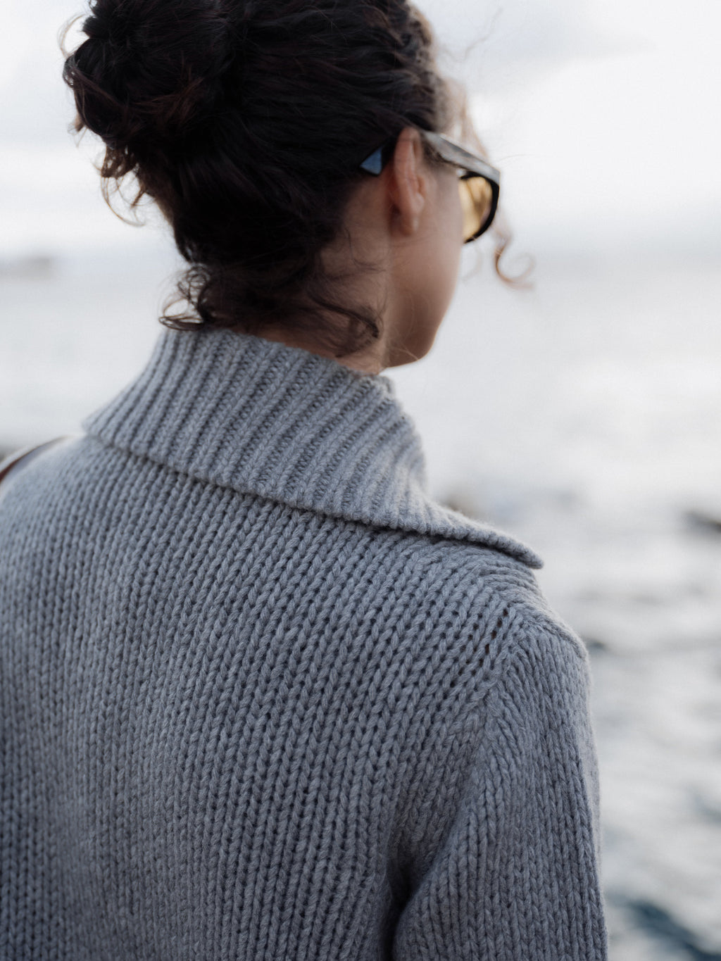 Cashmere Mix Chunky Cardigan
