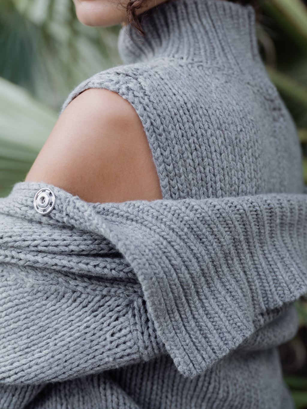 Cashmere Mix Chunky Cardigan