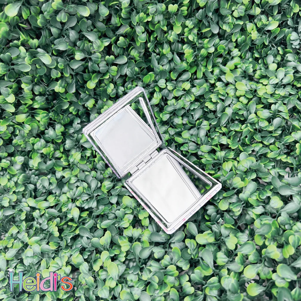 Simply Southern® Magnifying Compact Mirror: Bow Floral