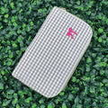 Simply Southern® Gingham Manicure and Brush Kit: Grey
