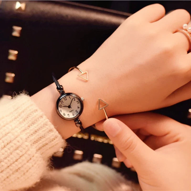 Gold Bangle Bracelet Watch