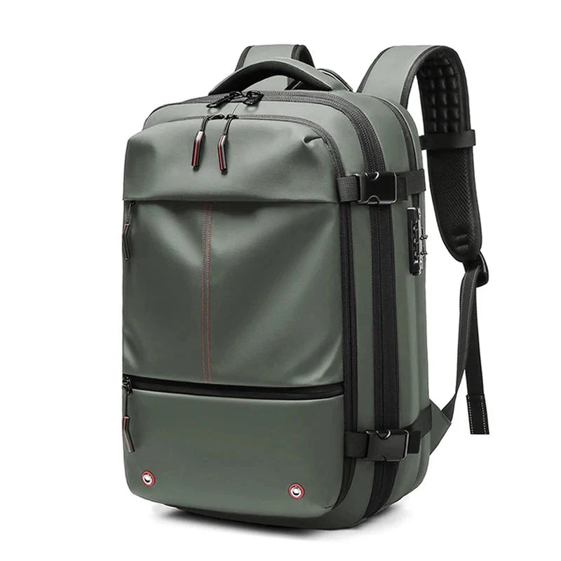 Men's 17 Inch Laptop Backpack Vacuum Compression