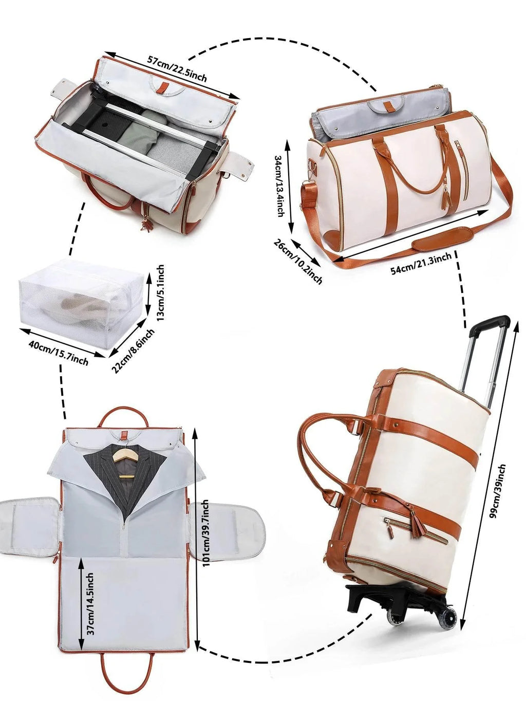 PackMore Foldable Trolley – Big Space, Easy Travel!