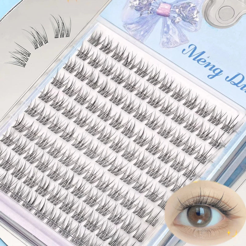 Mink False Eyelashes Natural Russian 3D Lashes Individual Eyelash Extension Cluster Makeup Tool Lash