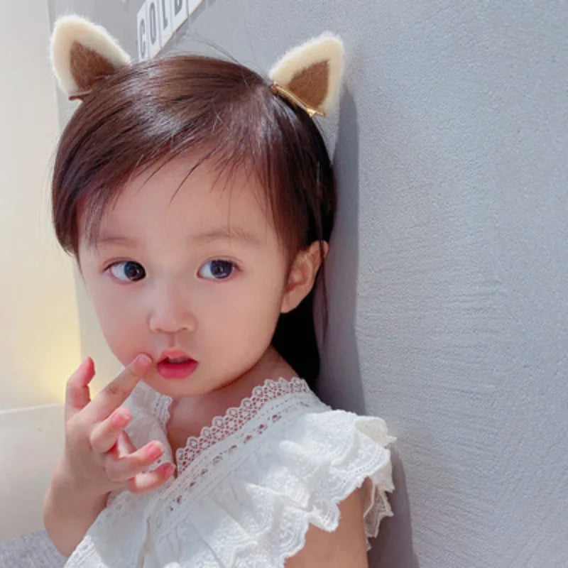 2Pcs/Set Rabbit Ears Hair Clips for Baby Girls & more