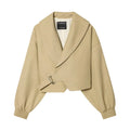 Confident Batwing Cropped Jacket