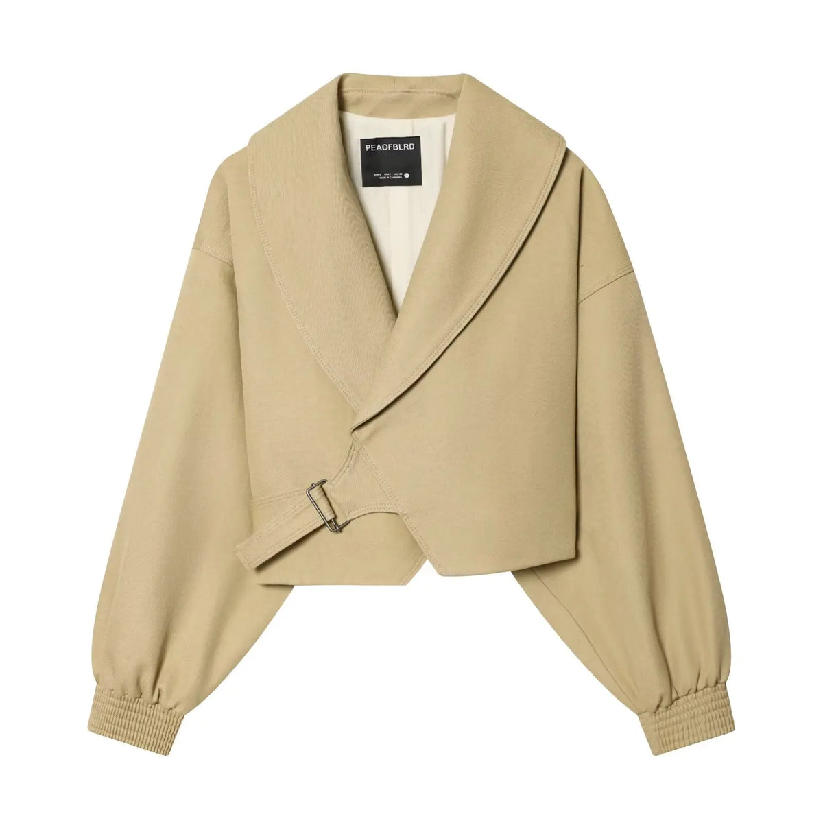 Confident Batwing Cropped Jacket