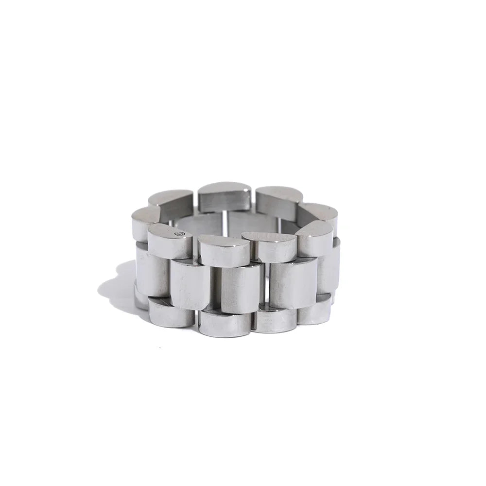 Stainless Steel Chain Finger Ring