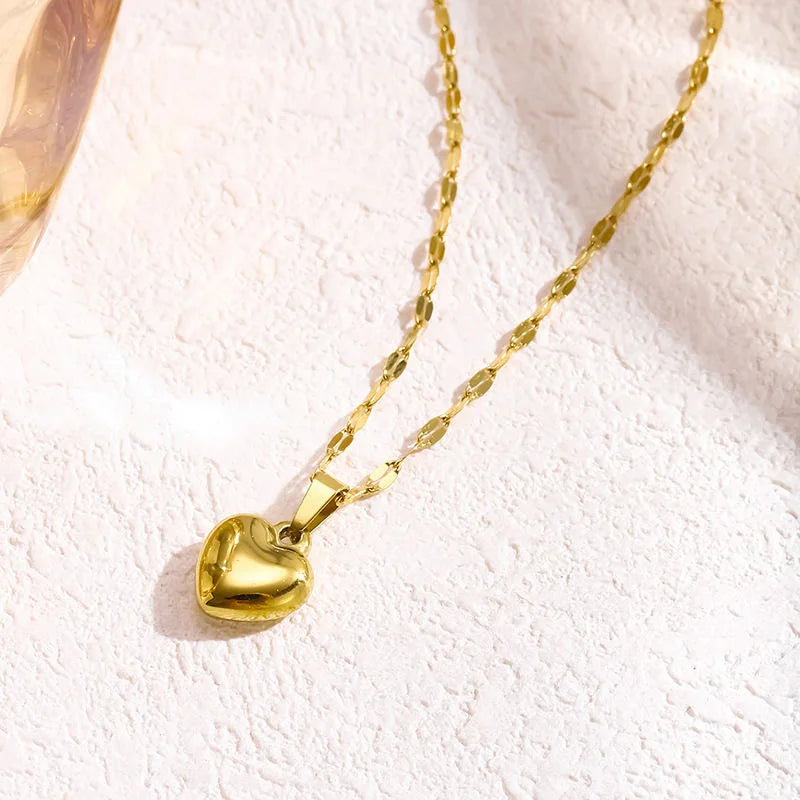 Charm Love Heart Pendant Necklace