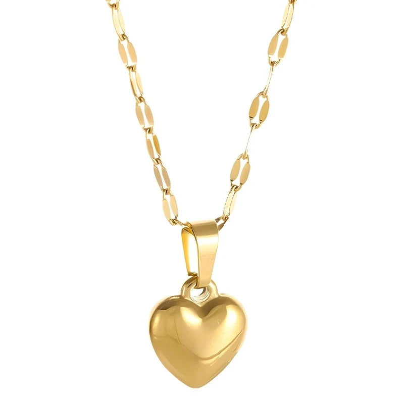 Charm Love Heart Pendant Necklace