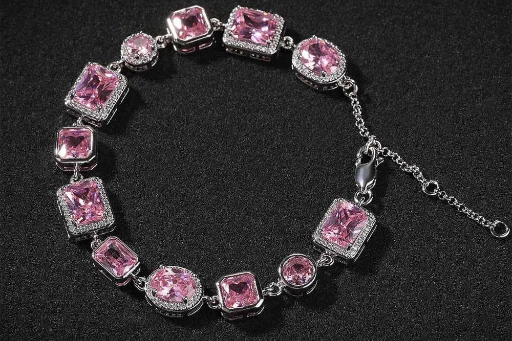 Iced Pink  Bracelets