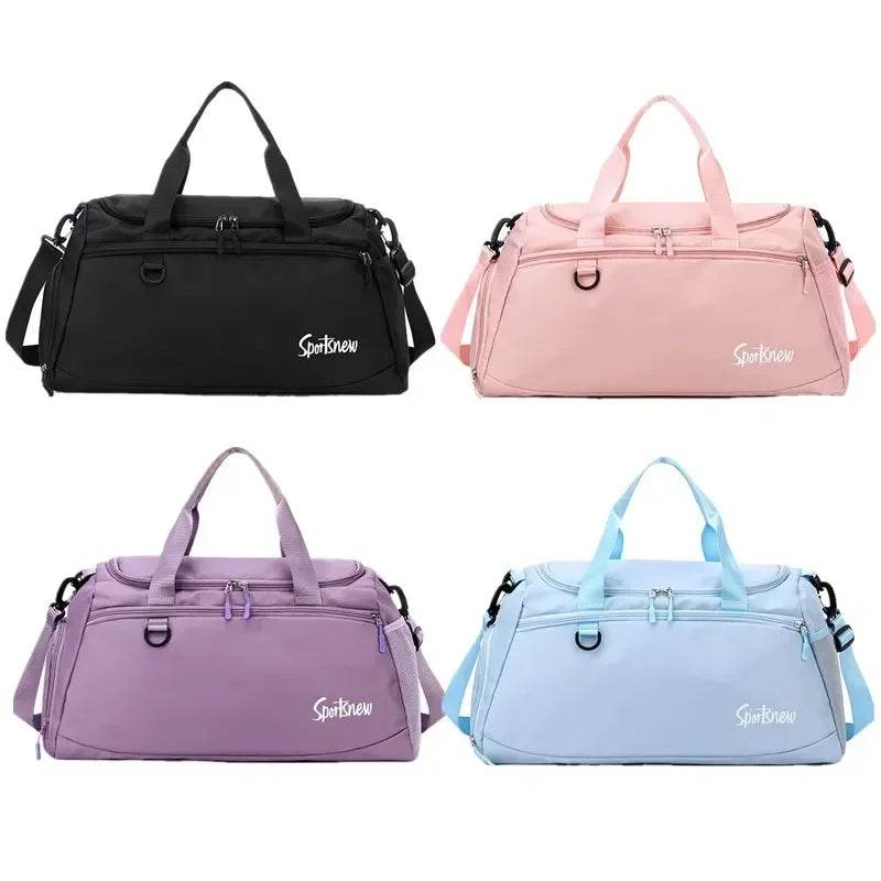 Gym Bag with Wet/Dry Separation - Travel Ready