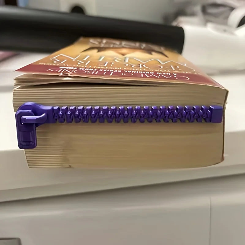 3D Printed Zipper Bookmark for Books E-Readers Diaries