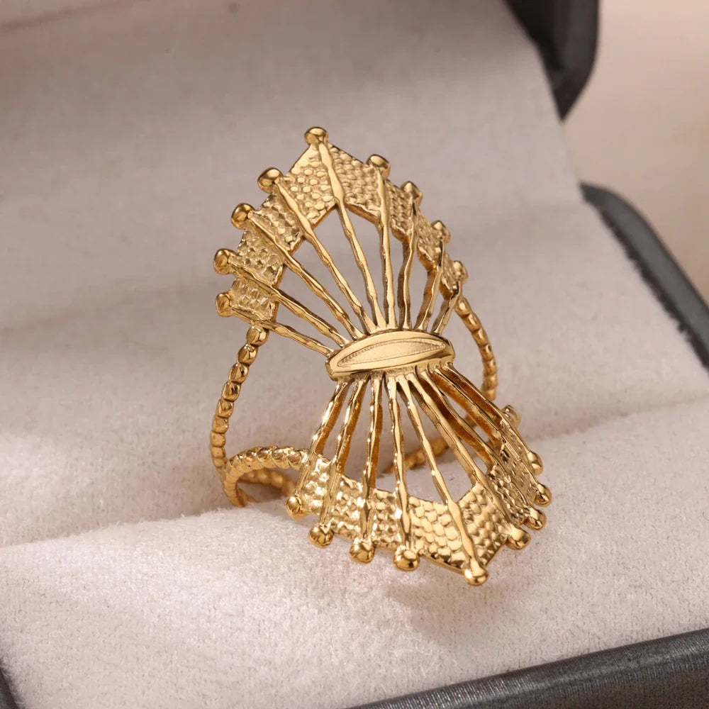 Zircon Twisted Open Ring