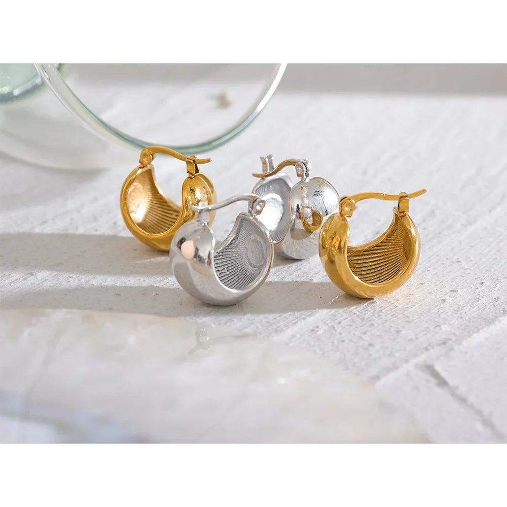 Chunky Geometric Statement Earrings