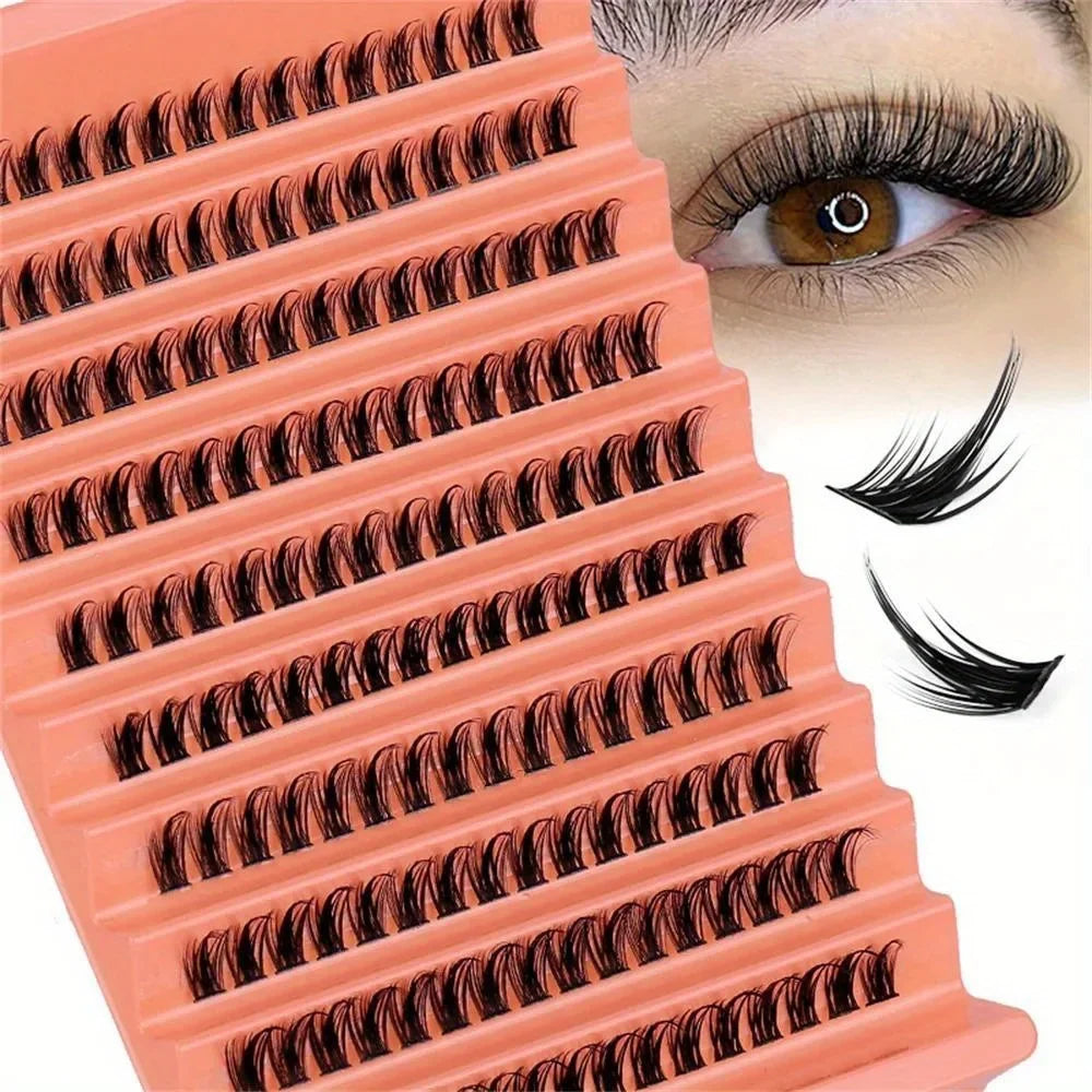 Wispy Individual Lash Clusters D Curl DIY