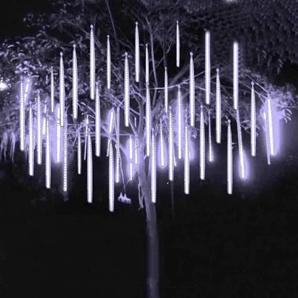Led Hanging String Lights Meteor Shower