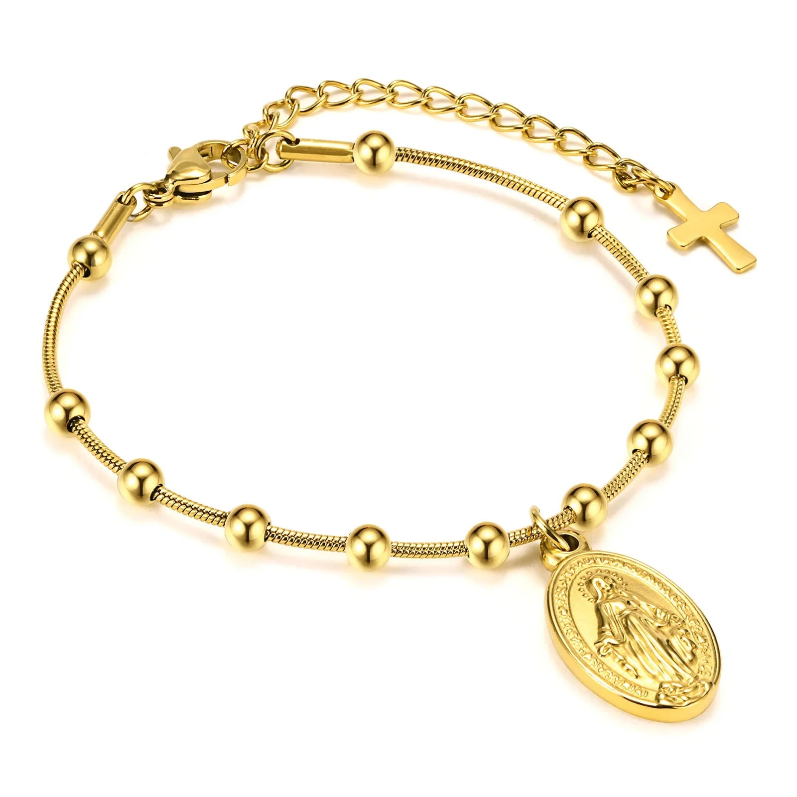 18K Gold Twist Paperclip Bracelet