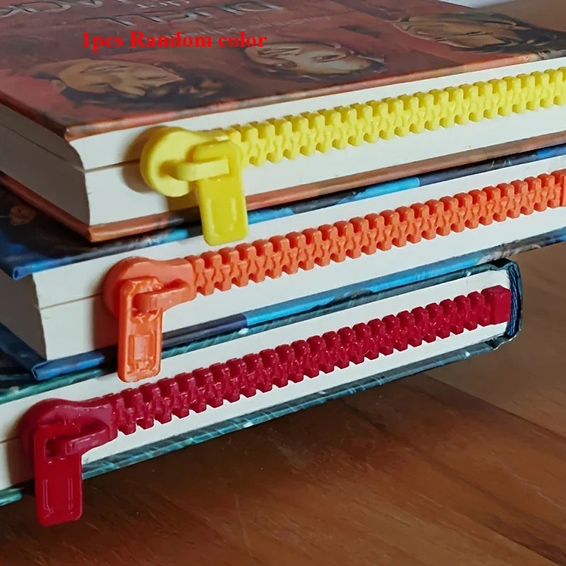 3D Printed Zipper Bookmark for Books E-Readers Diaries