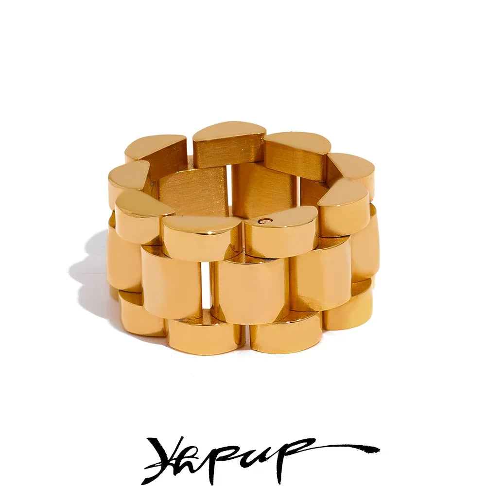 Stainless Steel Chain Finger Ring