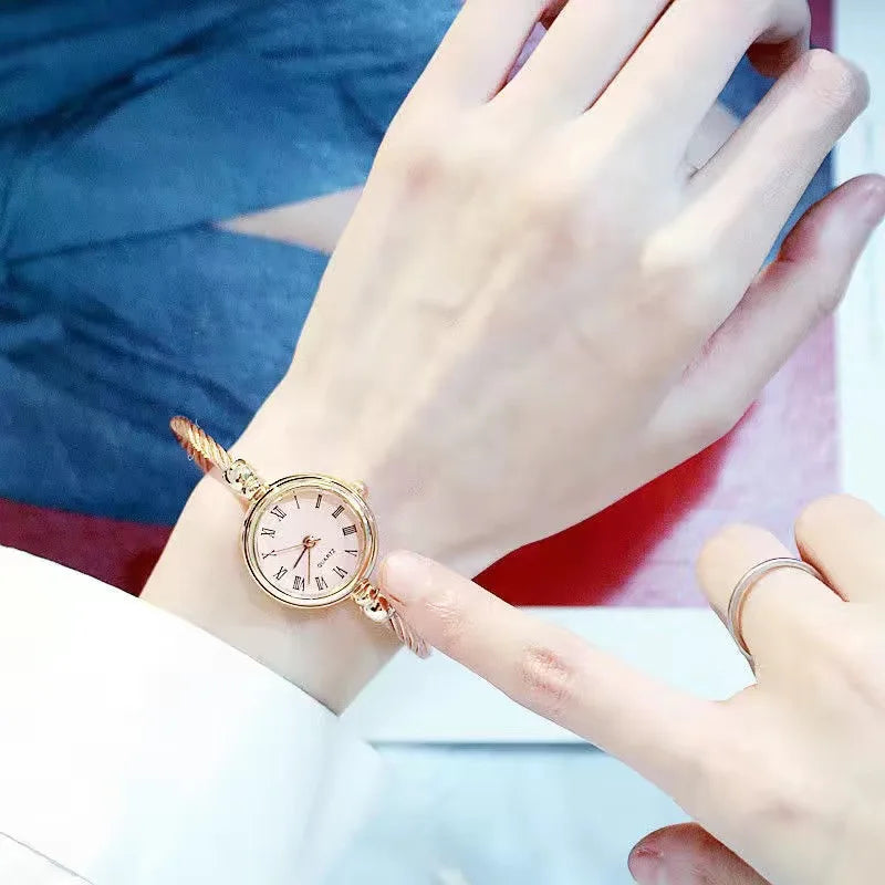 Gold Bangle Bracelet Watch