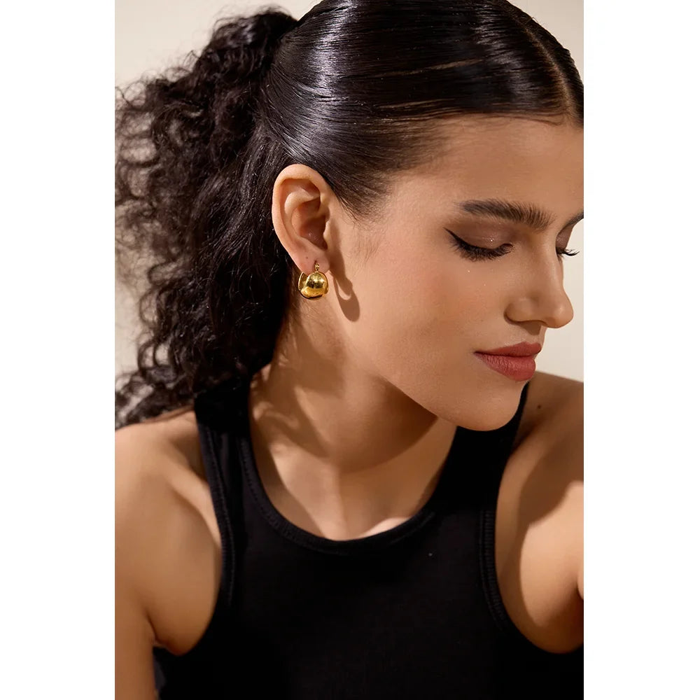 Chunky Geometric Statement Earrings