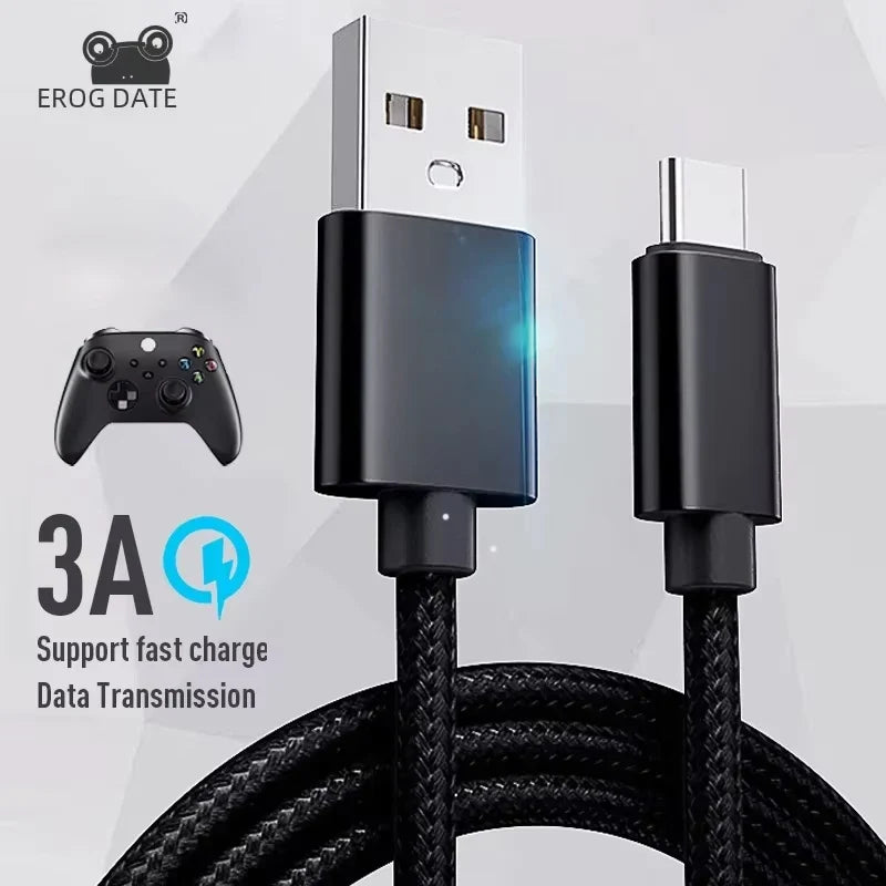 USB Charging Cable for PS5 | 10ft, S Controller Fast Gamepad Power Cord