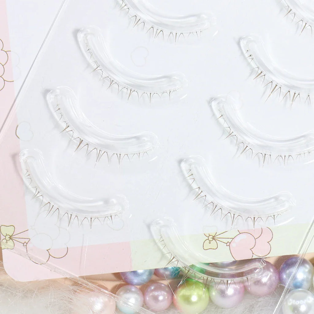 Menglu Natural Short Lower Lashes | Hand-Painted Style Fake Eyelashes